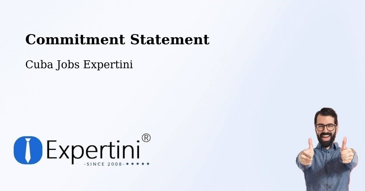 Corporate Commitment – Bayamo - Cuba Jobs Expertini